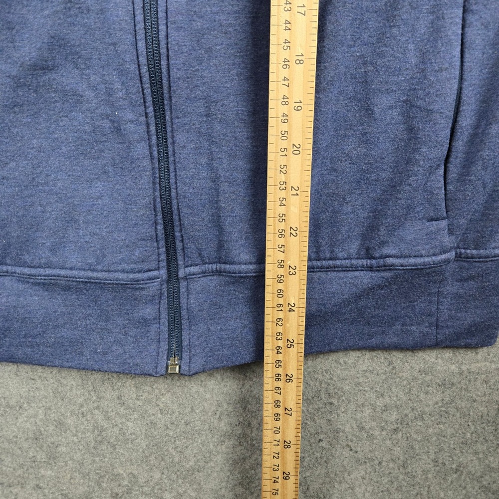 Polo Ralph Lauren Track Jacket Mens Medium Blue Full Zip Elbow Patch Performance - Picture 7 of 8